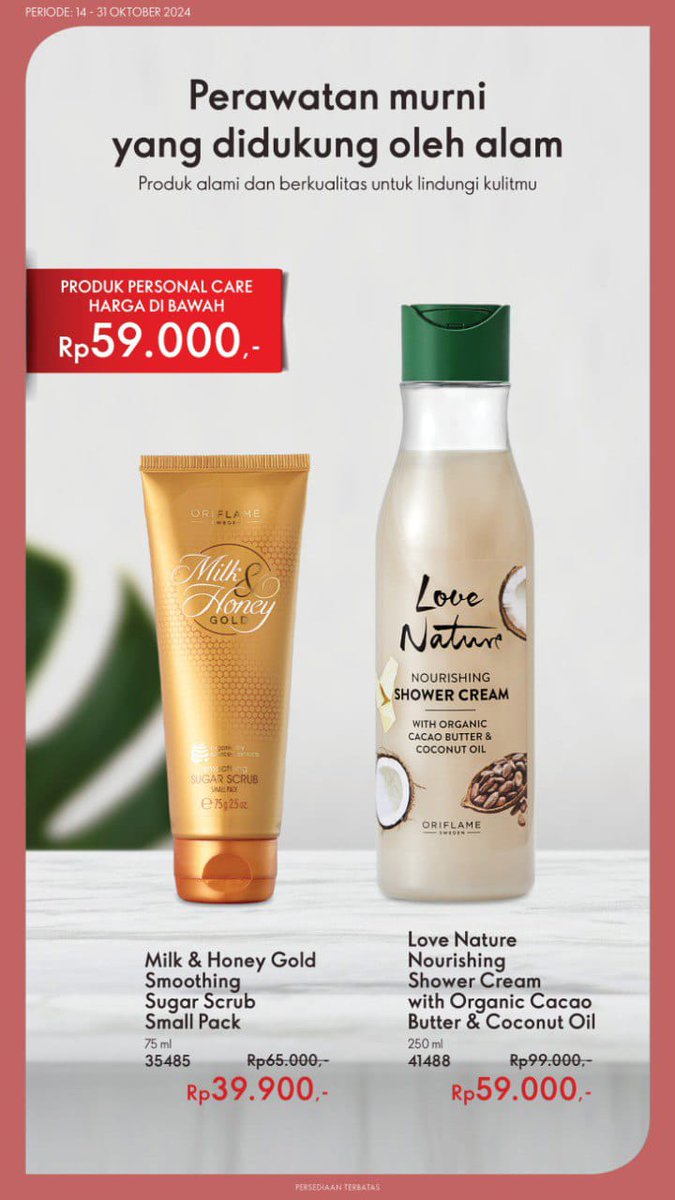 yellatmtamba's tweet image. Super terjangkau sih ini 🫵😍
#bodycare #oriflame #oriflamemedan #cukuran #novAgeoriflame #hargaterjangkau #personalcare #scrub