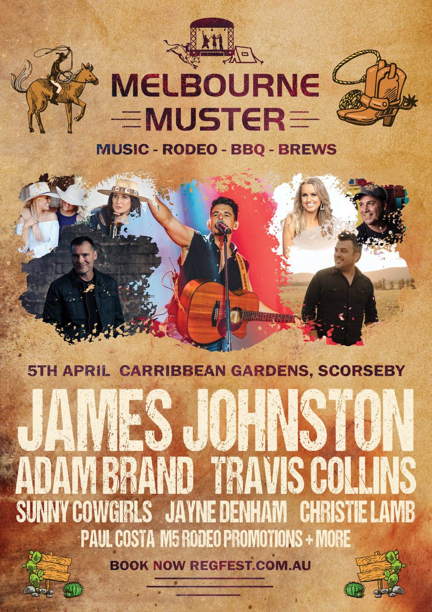 Can't wait to catch up with you all at the Melbourne Muster 5th April 2025!
Tix: regfest.com.au