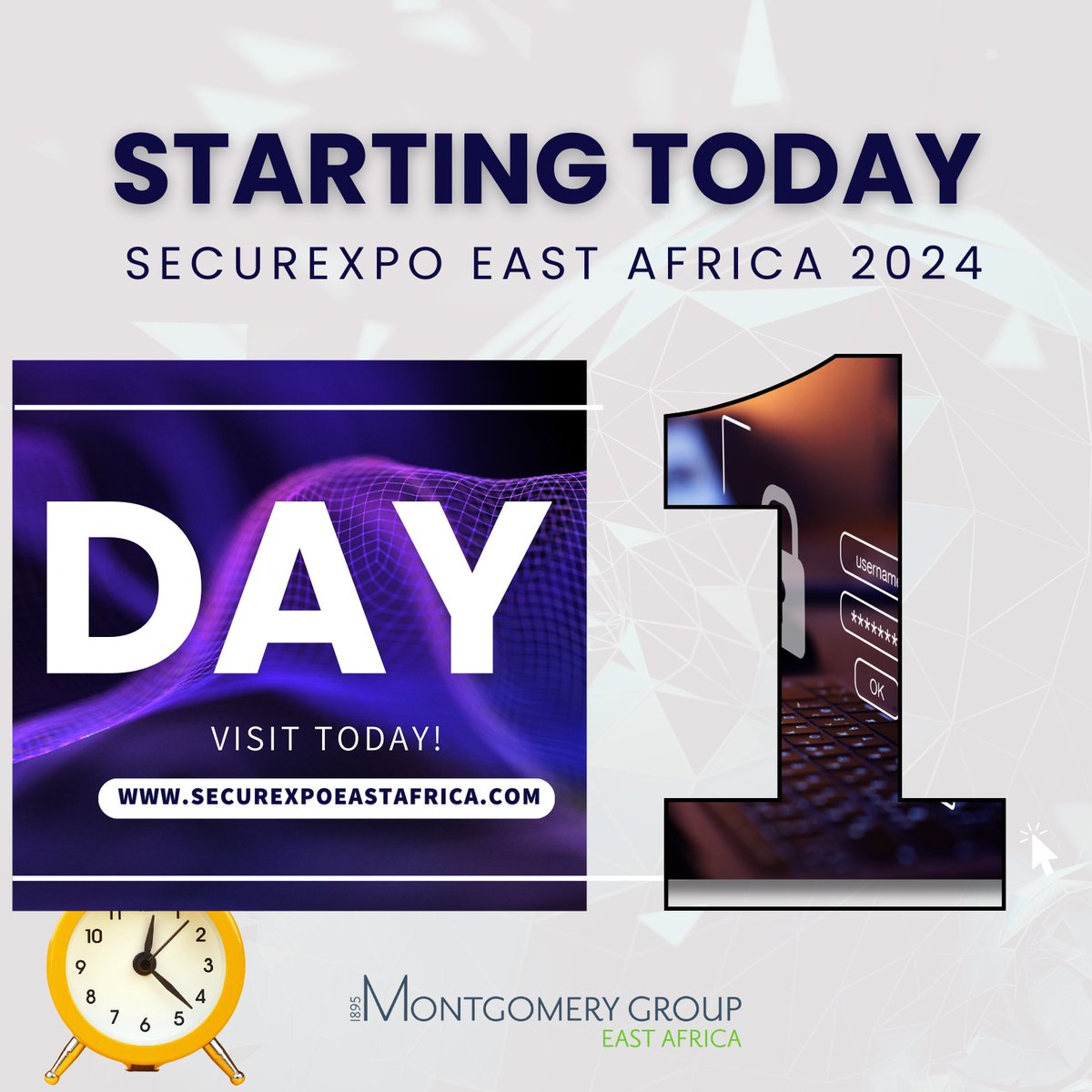 Securexpo EA is OPEN TODAY! 💥 Join us at Sarit Expo Centre for the largest security, tech security, fire, and safety exhibition in East Africa. Oct 15-17. #SecurexpoEA #SecurityExpo #TechSecurity #FireSafety