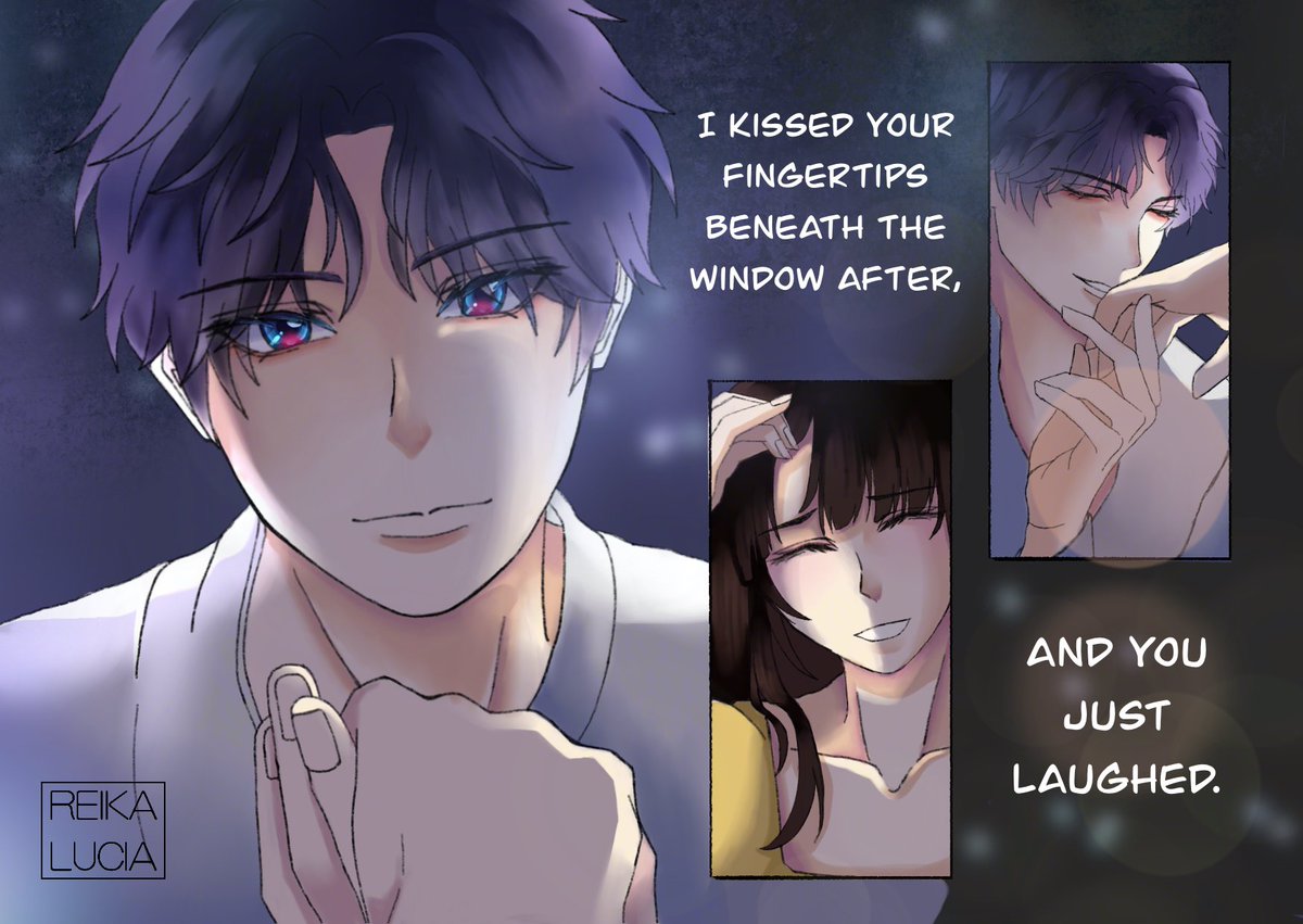 Fragrant Dream Extra (1/?)

That comic extra page no one asked for (me, i asked for it). I just wanted to draw this scene.
#LoveandDeepspace #Rafayel #祁煜 #ホムラ #恋と深空 #恋与深空 #ホム主