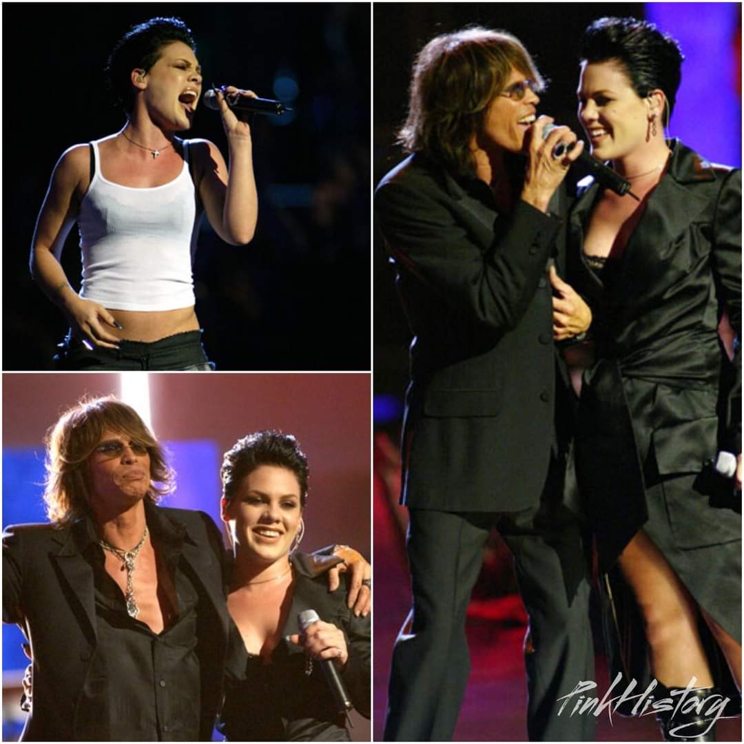 PinkHistory's tweet image. On This Day in #PinkHistory 15th October 2002 @Pink performed at the VH1 Vogue Fashion Awards. Check out PinkHistory.blog for more!