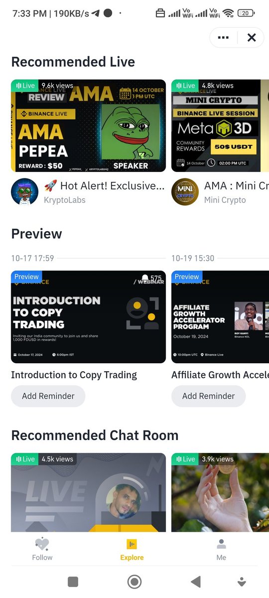 🚀 Hot Alert! Exclusive AMA with PEPEA Incoming! 🚀 binance.com/en/live/video?…