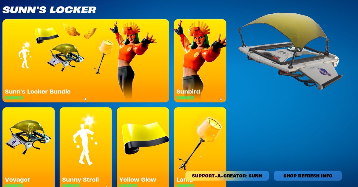 SunnCreates's tweet photo. I am blessed to wake up to this🙏 
Thank you so much @FortniteGame @EpicGames 
#EpicPartner https://t.co/xB6ENrRnng