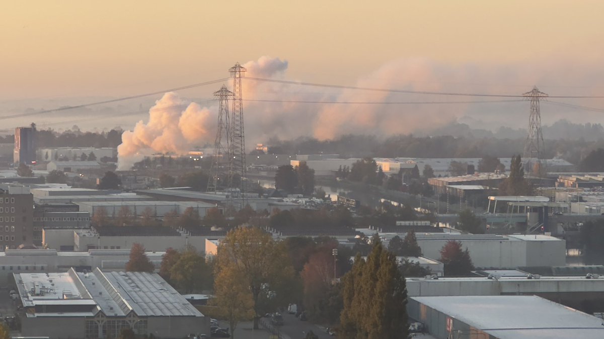 Grote brand in Groningen