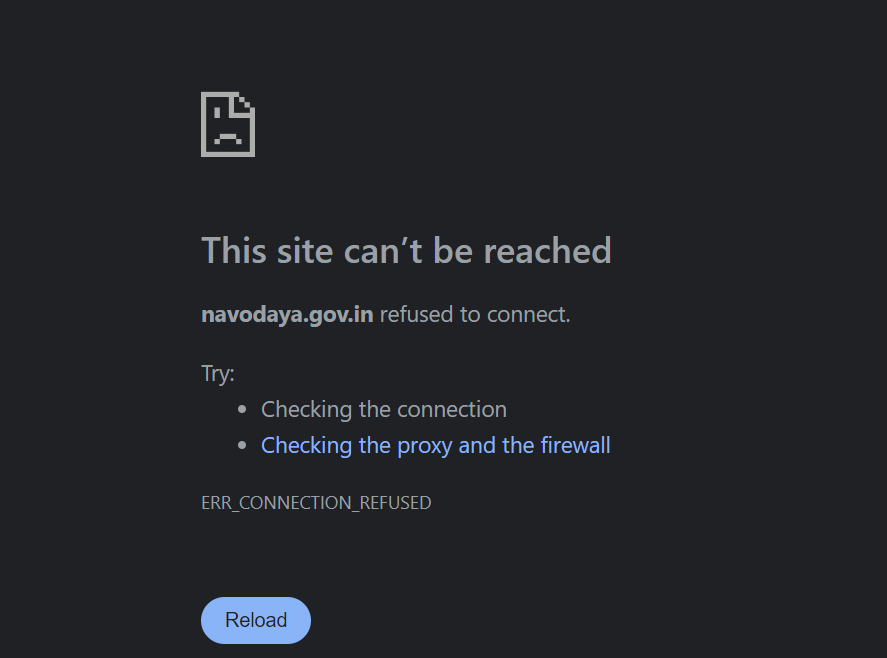 iAdityaGiri's tweet photo. @NVS_HQ hi there,
Please let us know why the official website of NVS has been down for a long time.? https://t.co/r6DOmVvEye