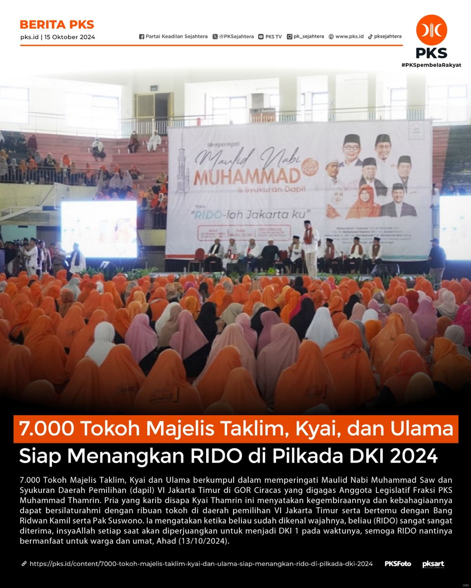 7.000 Tokoh Majelis Taklim, Kyai, dan Ulama Siap Menangkan RIDO di Pilkada DKI 2024

"InsyaAllah setiap saat akan diperjuangkan untuk menjadi DKI 1 pada waktunya, semoga RIDO nantinya bermanfaat untuk warga dan umat,” kata Kyai Thamrin.

buff.ly/3Yomzmn