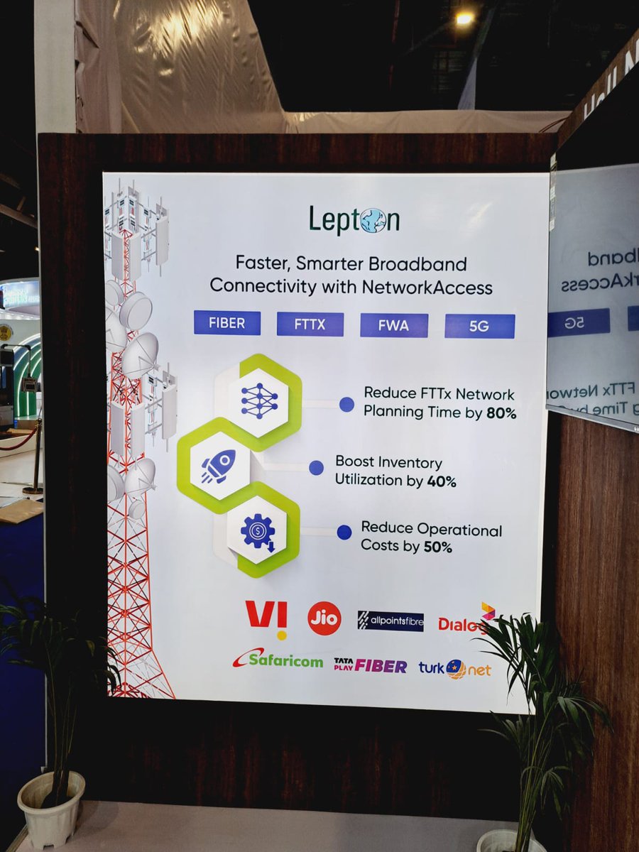 leptonsoftware's tweet image. And Here We Go!

@leptonsoftware, the official GIS partner at @exploreIMC  2024 welcomes you to Hall 3, Stall 3.1A, where we present our unparalleled GIS solutions.

Book A Meeting! lnkd.in/eif_8brN

#LeptonAtIMC2024 #IMC2024 #TelecomEvent #LeptonSoftware #GISPartner