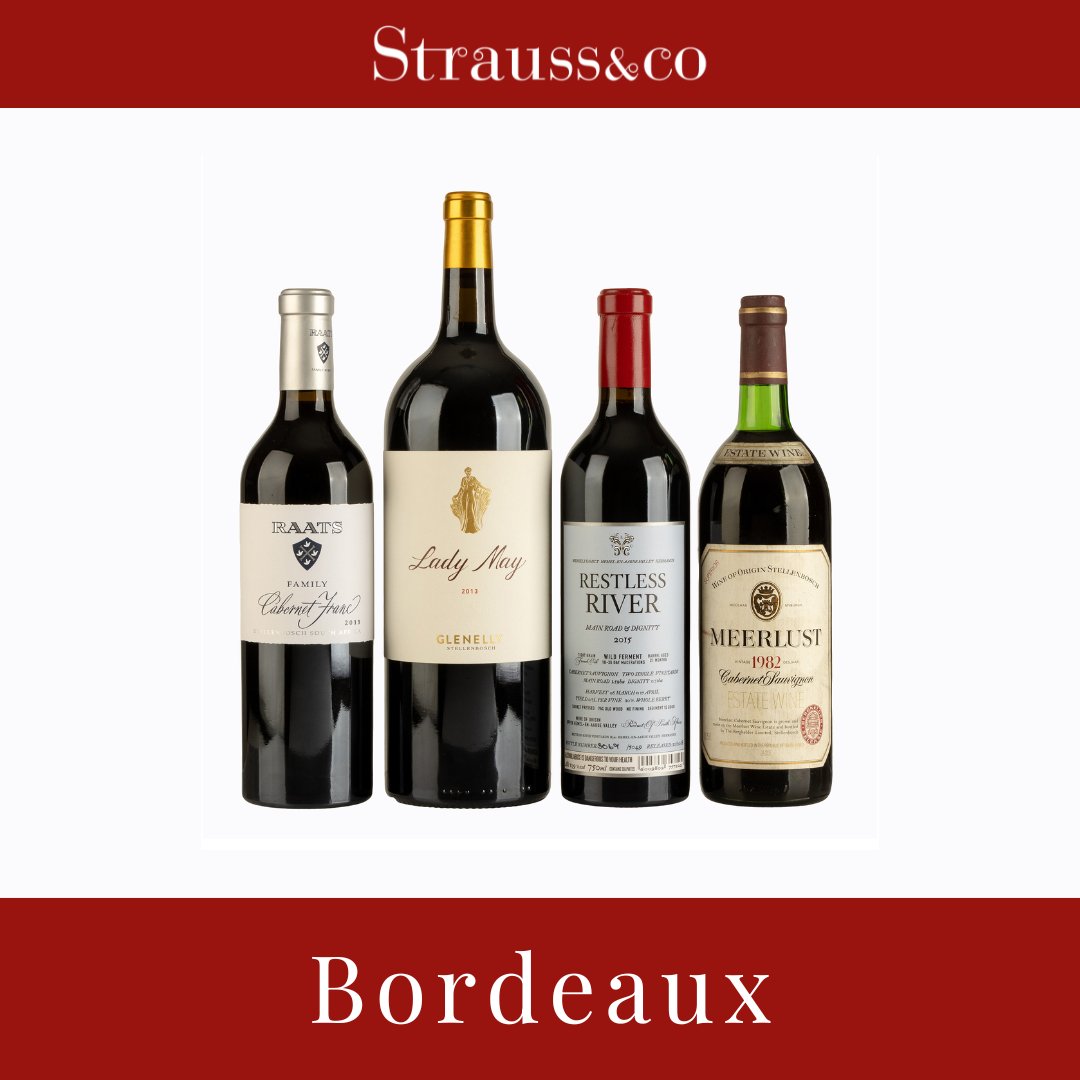 A stellar line-up of Bordeaux and Bordeaux-style wines on Strauss &amp; Co's October Timed Online wine Auction. 
Bidding closes Mon, 21 Oct from 6pm. Register and place your bids now ! zurl.co/1NDz