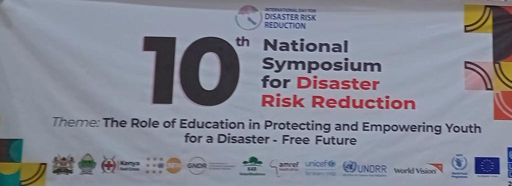 Allan and Moses represented UNFPA as panellists during the panel discussion on Voice of Youths in DRR &amp; Climate Change.
Parting shot from Moses "If it walks like a fish, then it's not a fish because a fish do not walk"