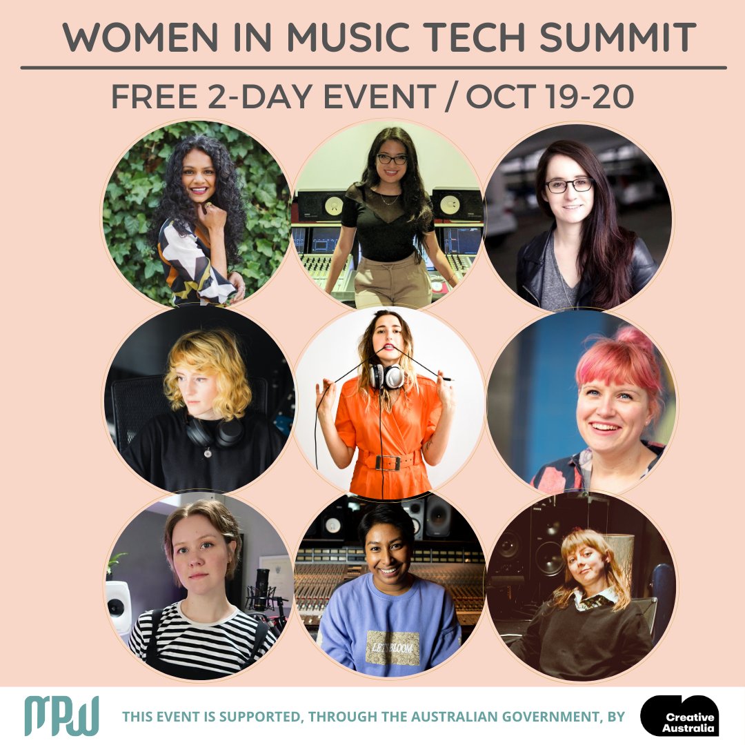 Learn to produce in a supportive space for women with us this weekend at our Women in Music Tech Summit :) Limited free tickets left! musicproductionforwomen.com/events