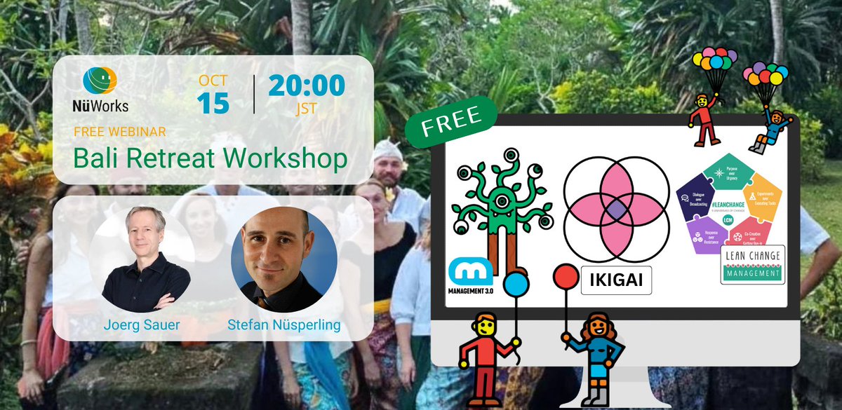 🚨 Webinar Today! 13:00 CET 🚨

Discover how our 5-day Bali retreat can transform your life and leadership.🌱

We’ll cover:
🔑 Empowered Leadership
🔑 Well-being &amp; Purpose
🔑 Sustainable Change
Don’t miss out! Tune in today! 🌟 #Leadership #PersonalGrowth

bali-webinar-3.peatix.com