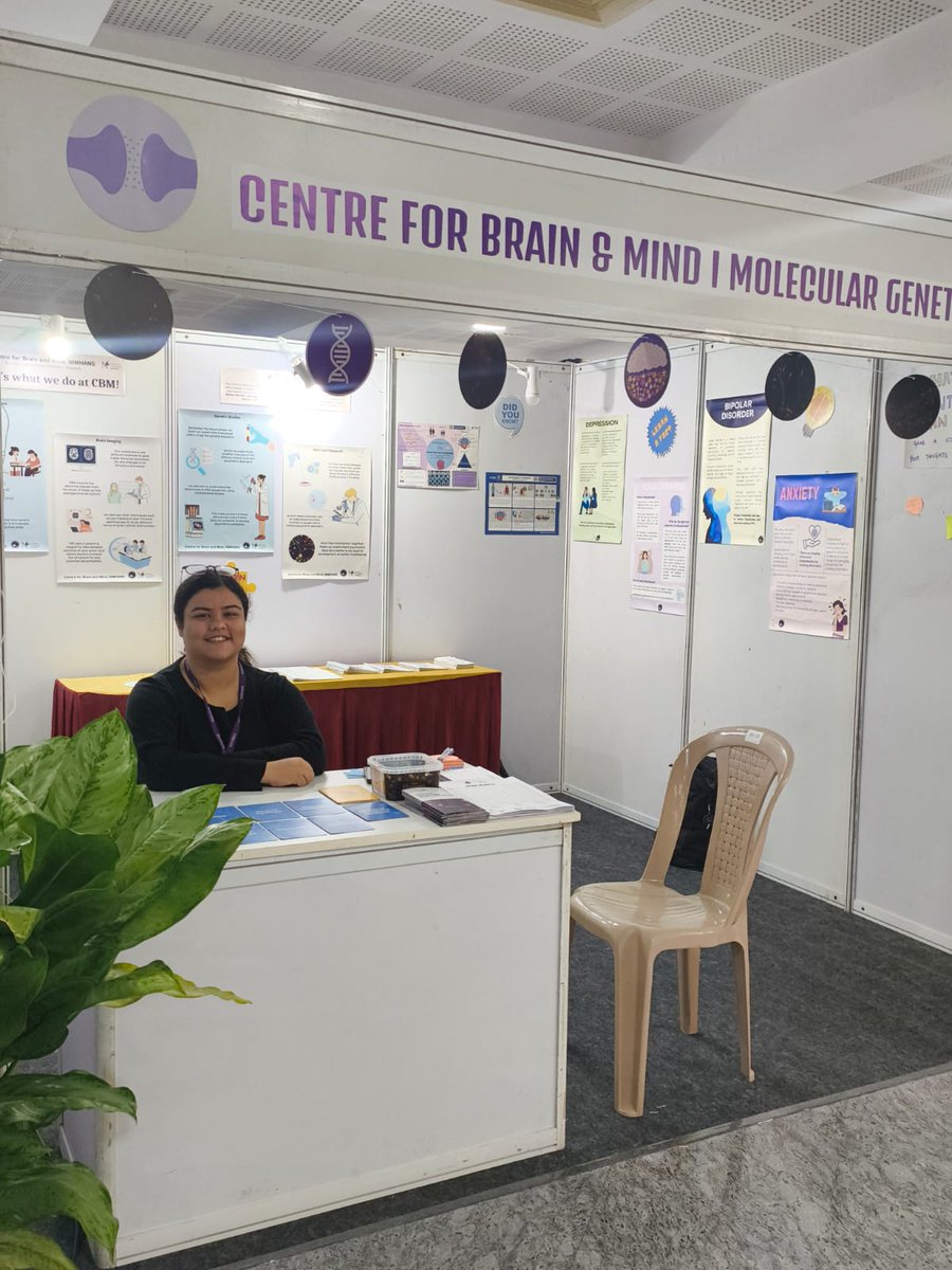 Visit us today at our booth F22 at the Mental Health Santhe! 🎲Play fun games, win cool stickers, and discover fascinating facts about the brain. 

See you there! 

<a href="/NIMHANS_BLR/">NIMHANS, Bengaluru</a> <a href="/mgl_nimhans/">Molecular Genetics Lab, NIMHANS</a>
<a href="/RNP_Foundation/">Rohini Nilekani Philanthropies</a> <a href="/BijuViswanath13/">Biju Viswanath</a> 
#mentalhealthsanthe