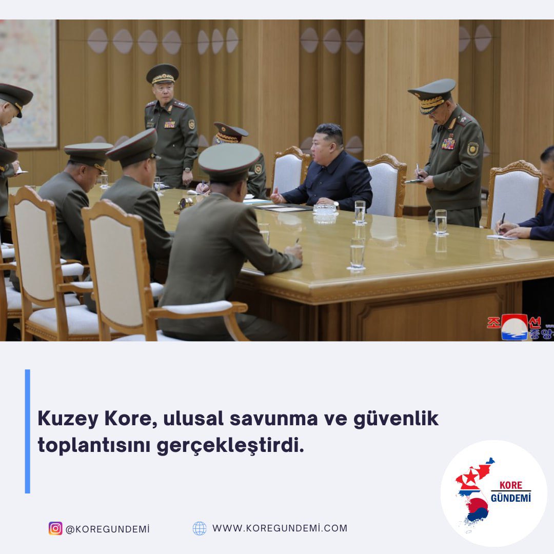 Kuzey Kore lideri Kim Jong Un, ulusal savunma ve güvenlik üzerine danışma toplantısı düzenledi.