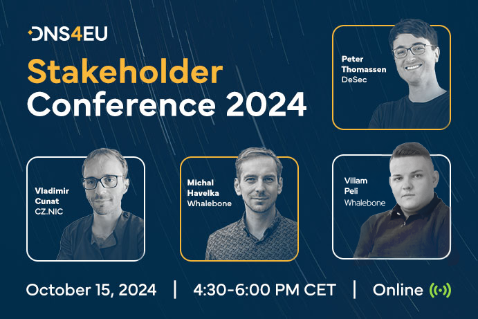 Today’s the day! Join us at 16:30 for the First Stakeholder Group Conference. Our speakers are ready to share key updates on DNS4EU. Don’t miss it! Register here: joindns4.eu/dns4eu-stakeho…
#dns4eu #whaleboneio #techtalk