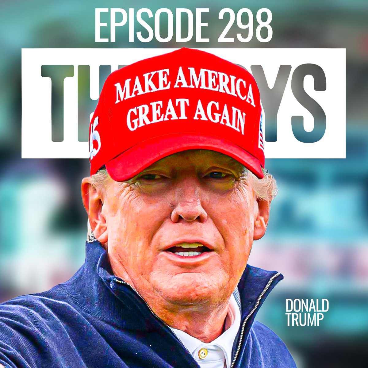 BussinWTB's tweet photo. Episode #298 is LIVE with the 45th President of The Untied States @realDonaldTrump 

⁃    Background in Sports
⁃    Almost Buying the Bills
-    Relationship with Elon
⁃    2024 Presidential Election
And more…

OUT NOW ON ALL PLATFORMS ⬇️ 
https://t.co/LfIfQkZvSn https://t.co/vJtbM4EV61