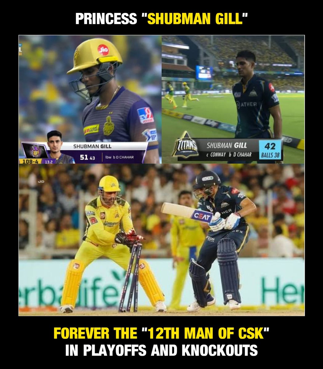 forever grateful to <a href="/ShubmanGill/">Shubman Gill</a>. 

anyday, he's our 12th Man 💛
