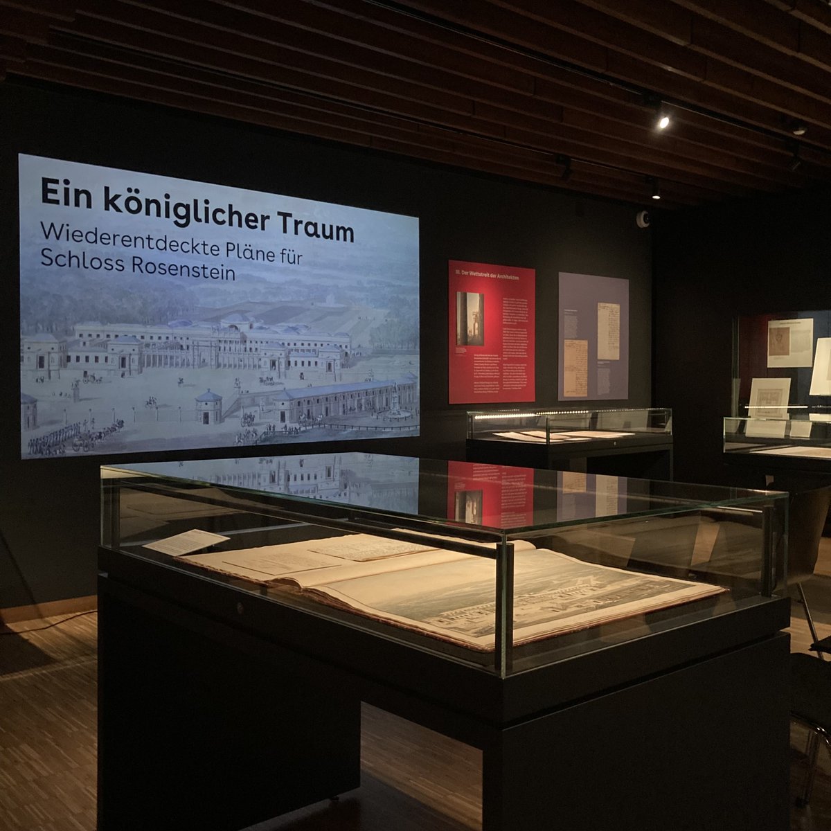 Unsere neue Ausstellung „Ein königlicher Traum. Wiederentdeckte Pläne für #Schloss #Rosenstein“ ist in vollem Gange und kann noch bis zum 6.12. im #Hauptstaatsarchiv #Stuttgart besichtigt werden.

➡️ landesarchiv-bw.de/de/aktuelles/a…