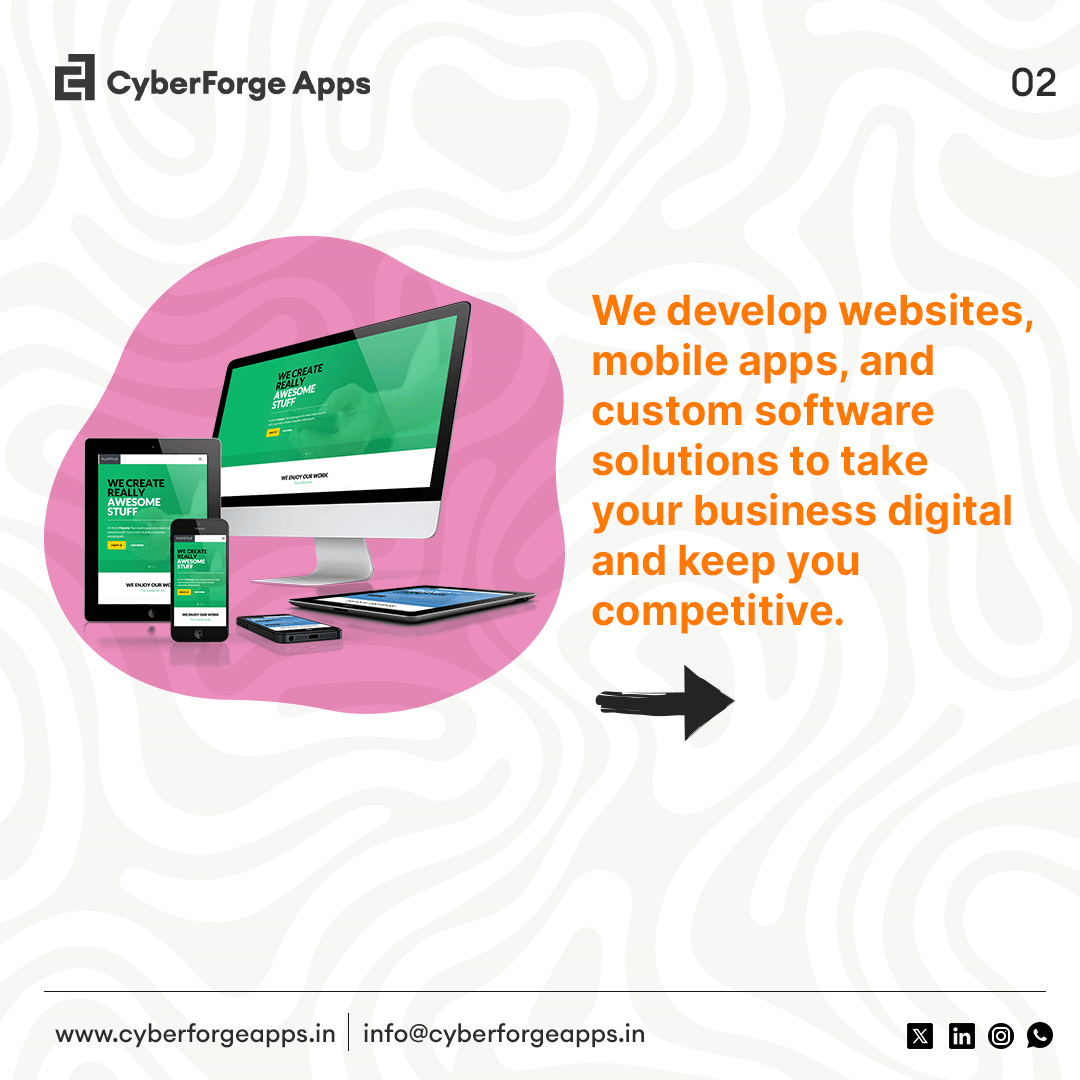 cyberforgeapps's tweet photo. 📢 Struggling to stay connected with customers? 
Let Cyberforge Apps help! We develop websites, mobile apps, and software solutions to take your business digital. Plus, our cybersecurity services keep you secure in 2024. 
Message us today for a free cybersecurity audit! https://t.co/eHgH2MkMRb