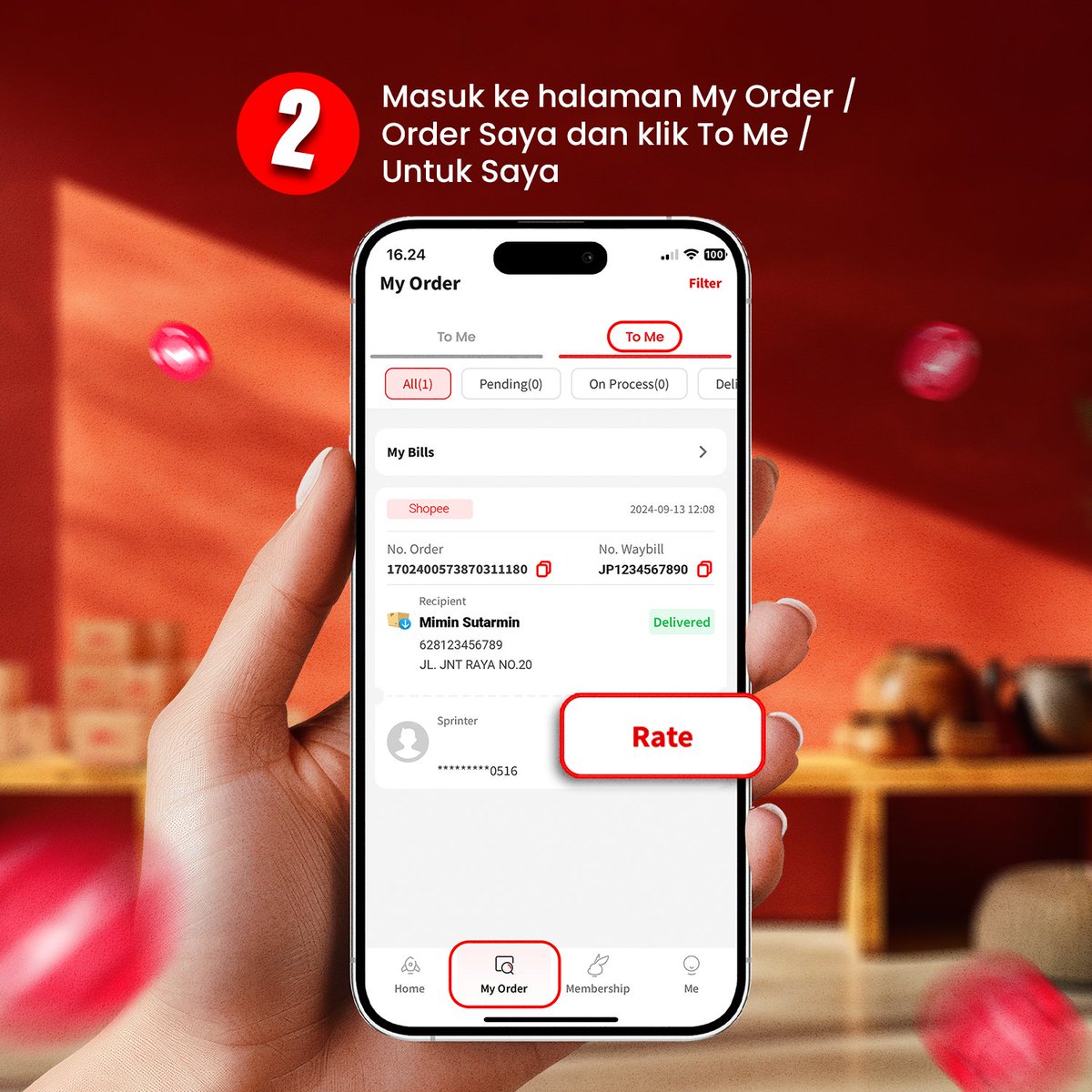 J&T Express Indonesia tweet media