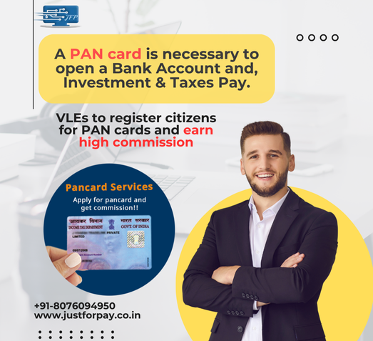 JUSTFORPAY_'s tweet photo. 🌟 Unlock New Earning Potential: Join Our PAN Card Services! 🌟

Are you looking to expand your services and boost your income? Join us in providing essential PAN card registration services and earn high commissions for every application you process!

#PANCard #VLE #Earnings https://t.co/W08OPUqg71