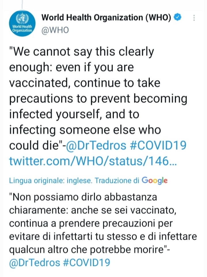 Meira85253235's tweet photo. @LaStampa Sono #solidali con tutti , tranne i propri #cittadini, in particolare con quei terribili #disubbedienti dei non 💉 e cioè " uomini,donne,bambini,anziani,medici " che si sono opposti al ricatto e alla coercizione, loro possono anche morire.
MERDE. https://t.co/Ez1bCKFFyz