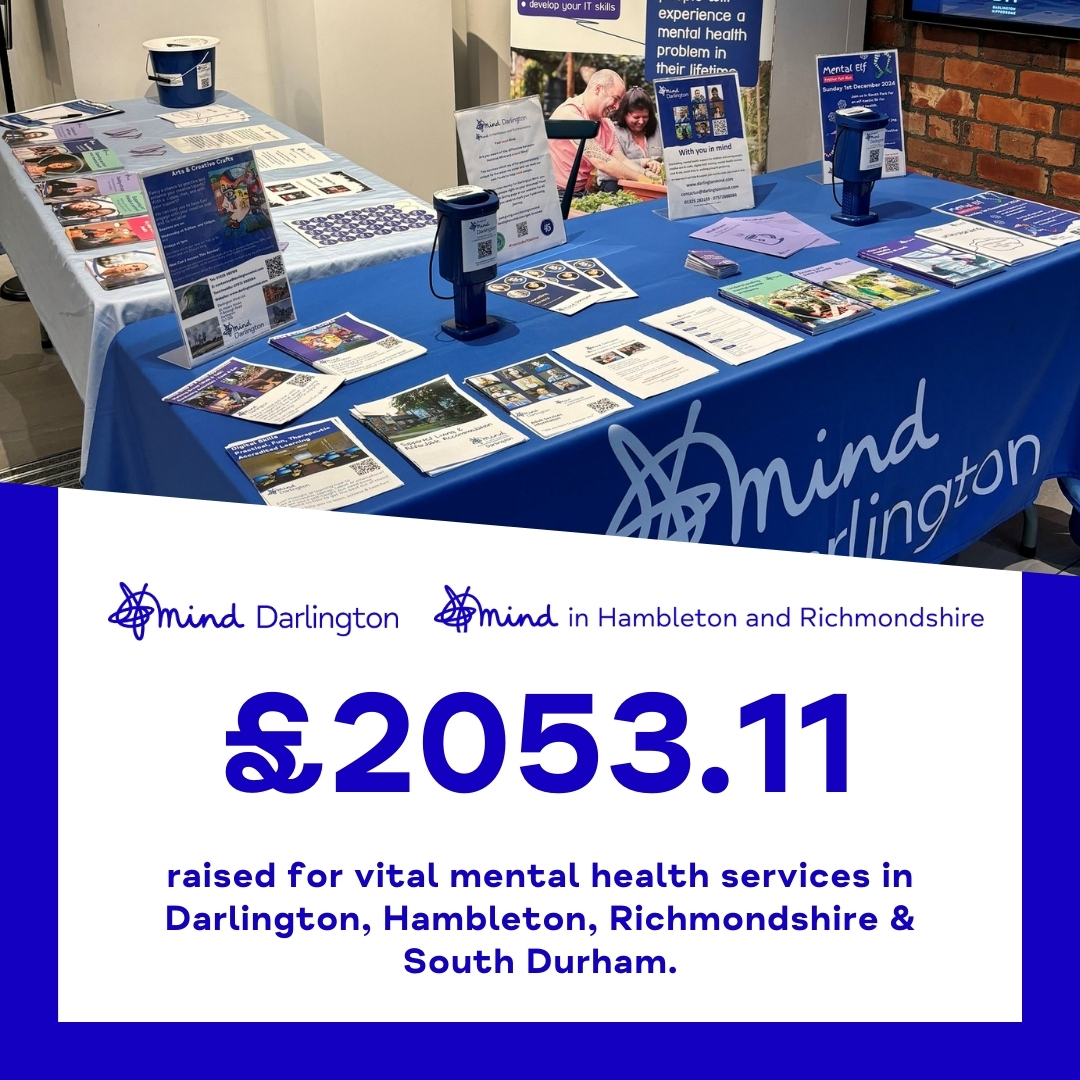 Darlington Mind (@darlingtonmind) on Twitter photo Thrilled to report our fundraising efforts at <a href="/DarlingtonHipp/">darlingtonhipp</a> and town centre last week raised £2053.11! We are so grateful to everyone who donated
Special thanks to the Hippodrome for allowing us such a great space to promote our message.
#YourLocalMind
darlingtonmind.com/fundraising Thrilled to report our fundraising efforts at <a href="/DarlingtonHipp/">darlingtonhipp</a> and town centre last week raised £2053.11! We are so grateful to everyone who donated
Special thanks to the Hippodrome for allowing us such a great space to promote our message.
#YourLocalMind
darlingtonmind.com/fundraising