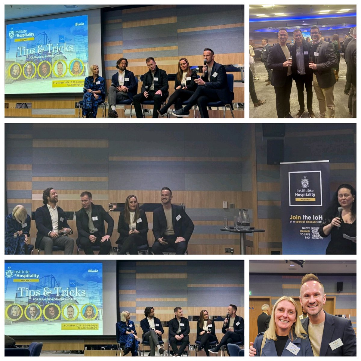 A great evening <a href="/IoH_Online/">Institute of Hospitality</a> event in Birmingham. Privileged to share a stage with great people sharing key takeaways on engagement and retention <a href="/TheBelfryHotel/">The Belfry Hotel & Resort</a> <a href="/tonicpeople/">tonic</a> <a href="/A2HSolutionsLtd/">A2H Solutions Ltd</a>