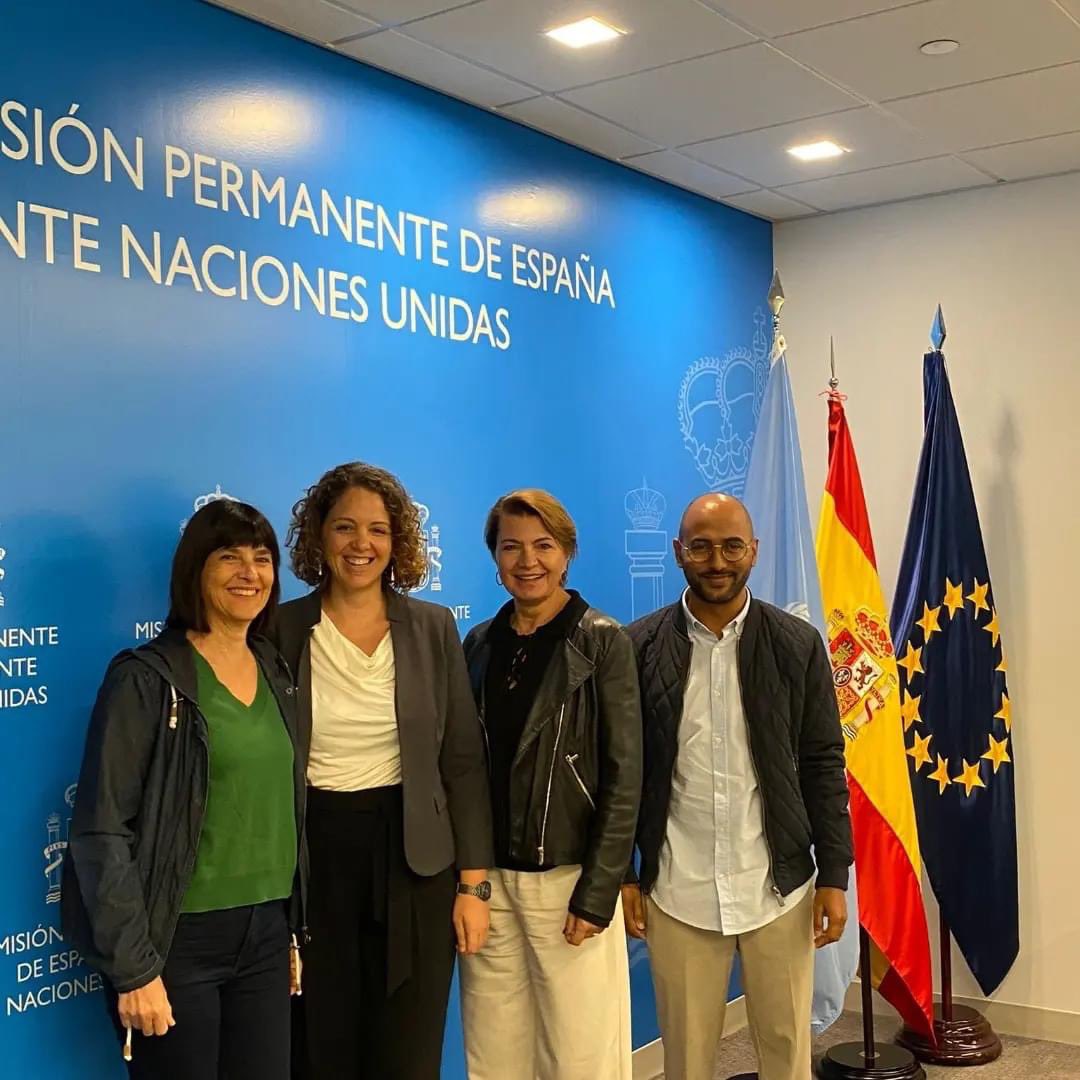 PSMMenorca's tweet image. 👋 La diputada Joana Gomila Lluch ha defensat a les Nacions Unides el dret del poble sahrauí a decidir el seu propi destí 🇪🇭

Com a membre de l’Intergrup ‘Pau i Llibertat per al Poble Sahrauí’, ha intervingut a l’ONU, a Nova York

#SàharaLliure #FreeSahara