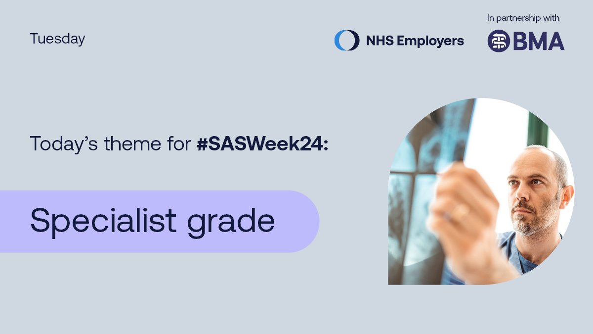 NHS Employers (@nhsemployers) on Twitter photo The benefits of employing specialist doctors #SASWeek24
🩺offers career progression for experienced specialty doctors
🩺helps organisations recruit, motivate, and retain senior talent
🩺development opportunities to make the SAS grade a positive career choice.
<a href="/BMA_SAS/">BMA SAS Doctors</a>
1/2 The benefits of employing specialist doctors #SASWeek24
🩺offers career progression for experienced specialty doctors
🩺helps organisations recruit, motivate, and retain senior talent
🩺development opportunities to make the SAS grade a positive career choice.
<a href="/BMA_SAS/">BMA SAS Doctors</a>
1/2