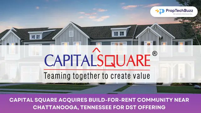 proptechbuzz's tweet image. Capital Square's latest acquisition is part of a DST offering aimed at raising $20.25 million in equity from accredited investors.

#CapitalSquare #RealEstateInvesting #BuildForRent #PrivateEquity #PropTechBuzz #PTB #PropTech #Innovation