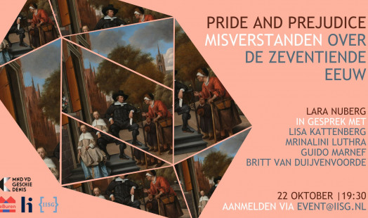 Welke misverstanden over de ‘Gouden Eeuw’ moeten nu eindelijk eens de wereld uit?
Op 22 okt om 19:30u organiseren we met <a href="/deBuren/">deBuren</a> &amp; het <a href="/huygens_knaw/">Huygens Instituut - KNAW</a> Pride &amp; Prejudice. Sprekers uit NL en BE bespreken deze misconcepties nav de Maand vd Geschiedenis 👉 iisg.amsterdam/nl/events/misv…