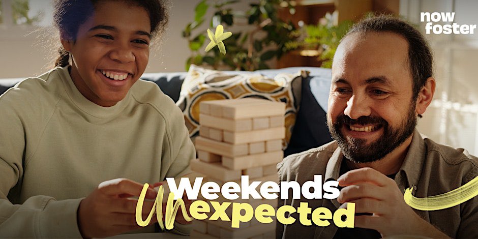 Weekenders is an innovative new programme designed to reimagine fostering. Join our friends @NowFosterUK for a special free webinar tomorrow Wednesday, October 16th 5:30 - 6:30pm. Details here:    
tinyurl.com/mu8s6en4