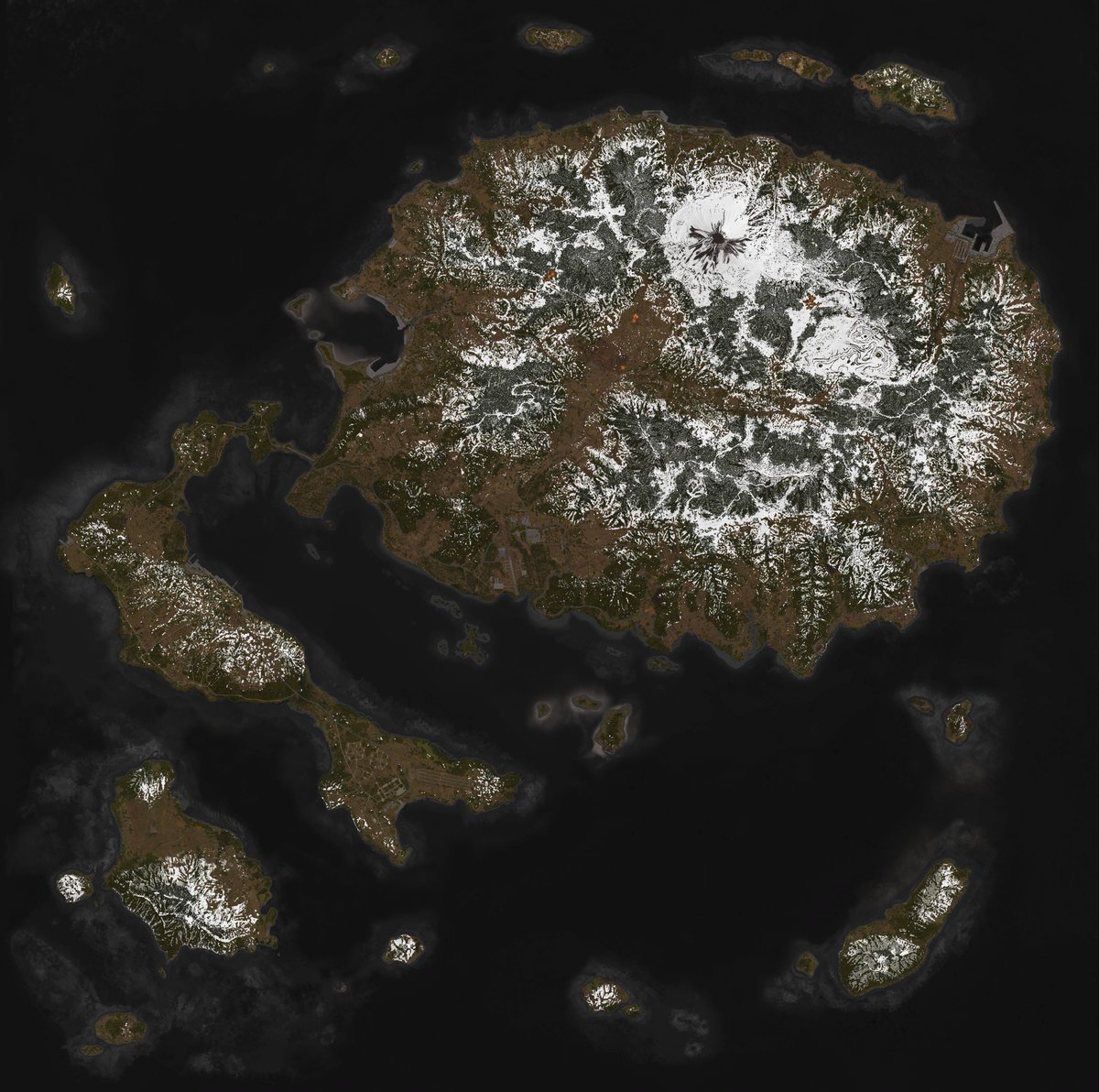 JohnMcLane666's tweet image. Dont get lost on Sakhal today!
#dayz #frostline #sakhal #map