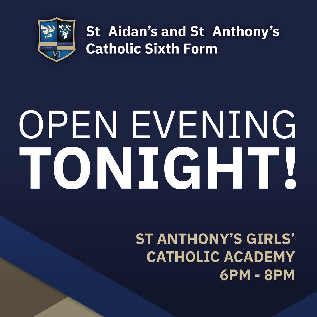 🎓 Tonight’s the Night!

Join us this evening for our Sixth Form Open Evening! Explore your future opportunities and see what makes our sixth form the perfect place for the next step in your education. We look forward to seeing you! ✨