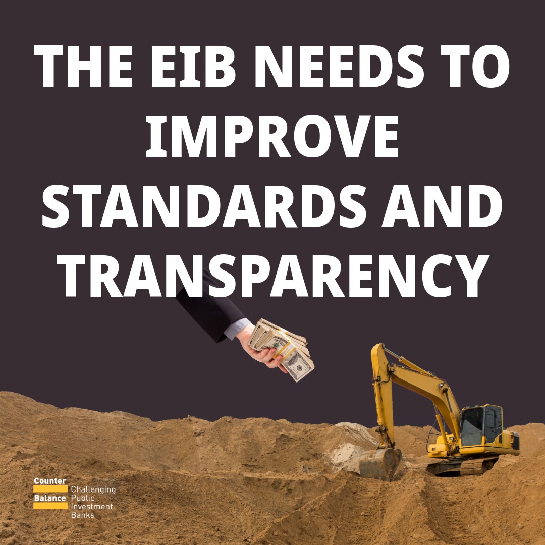 🚨 The EIB's track record on mining projects reveals serious harm to communities &amp; ecosystems.

We call on the Bank to develop a comprehensive #CRMs strategy focusing on efficiency, recycling, circular and spiral economies, and sustainability.

✉️: bit.ly/4f360lz
