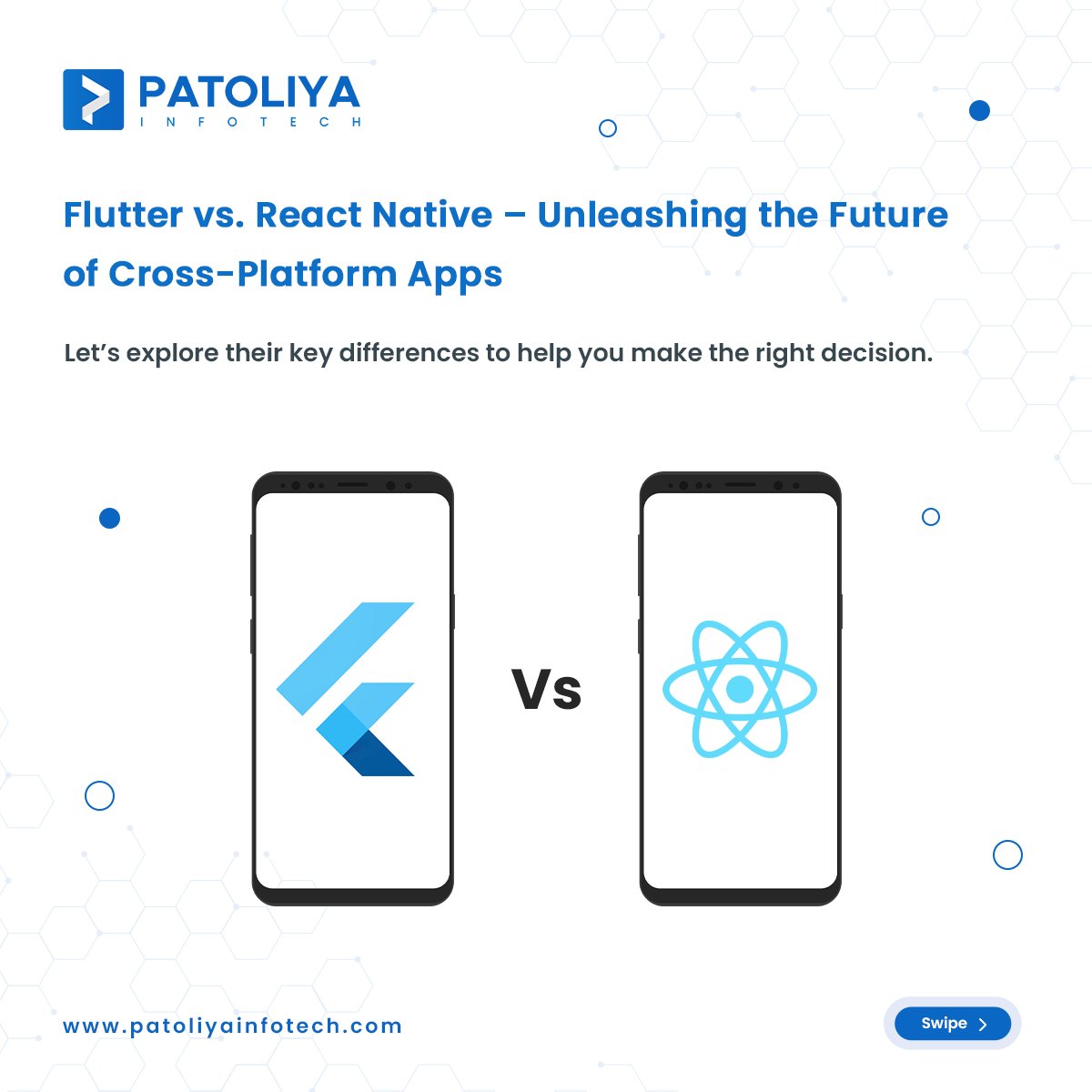 PatoliyaTech's tweet image. Which Cross-Platform Solution Will Power Your Next Big Idea?
.
#FlutterVsReactNative #AppDevelopment #CrossPlatformApps #MobileDevelopment #FlutterApp #ReactNativeApp #StartupTech #EnterpriseApps #UIUXDesigner 
lnkd.in/dsbF3Hwu