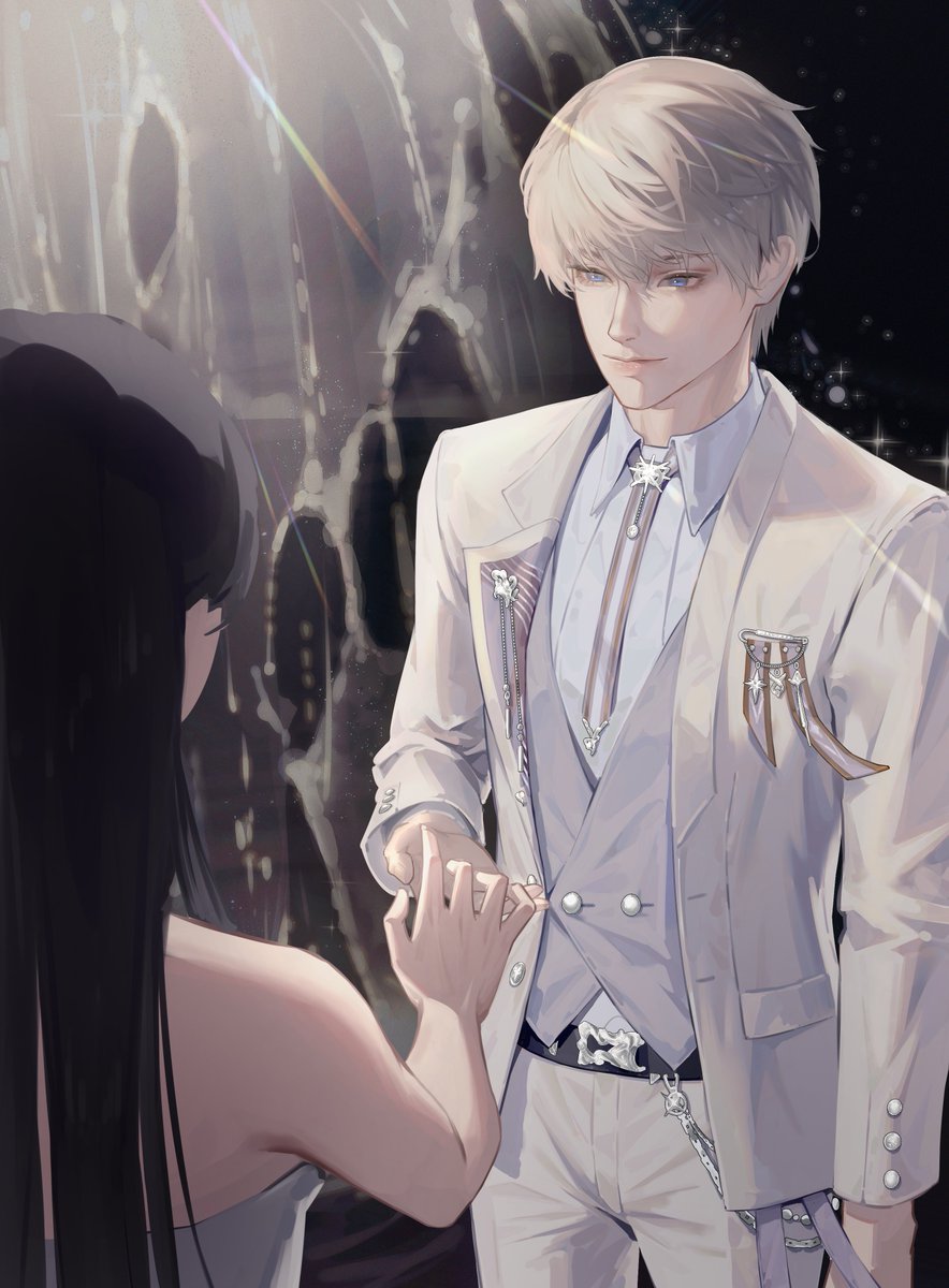 da_eeee_'s tweet photo. Star will also fall for you, and I will always stay by your side.#Xavier #LoveandDeespace #沈星回生日 #沈星回 #恋与深空 #恋与深空沈星回 https://t.co/gOqzW4bu0H