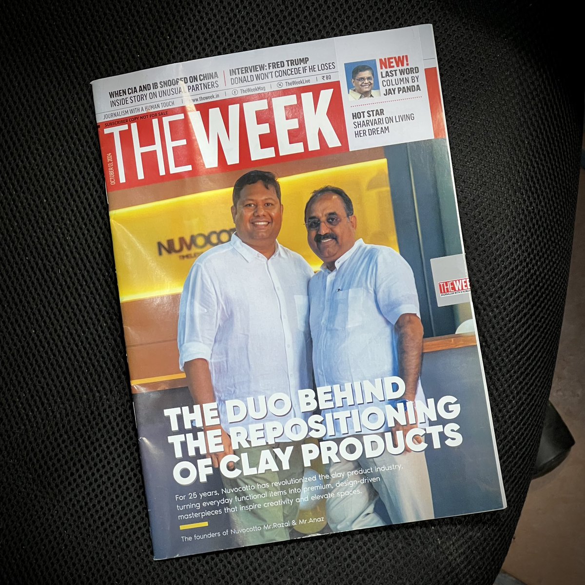 nuvocotto's tweet photo. It’s so exciting and an absolute honor to be featured on the cover of The Week Magazine’s October 2024 Subscriber’s Edition! https://t.co/kuiNnSbZWH