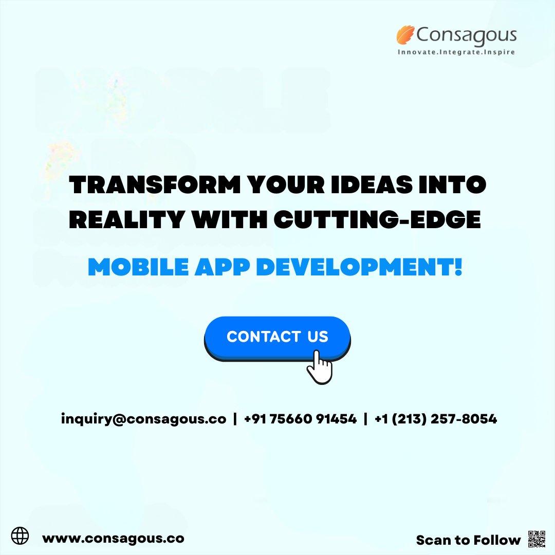 consagous's tweet image. 📱 Looking to bring your app idea to life? Our seamless mobile app development process ensures a smooth journey from concept to launch. Let's create innovative solutions that meet your business needs! 🚀
#MobileAppDevelopment #AppDevelopmentProcess #TechInnovation #Consagous