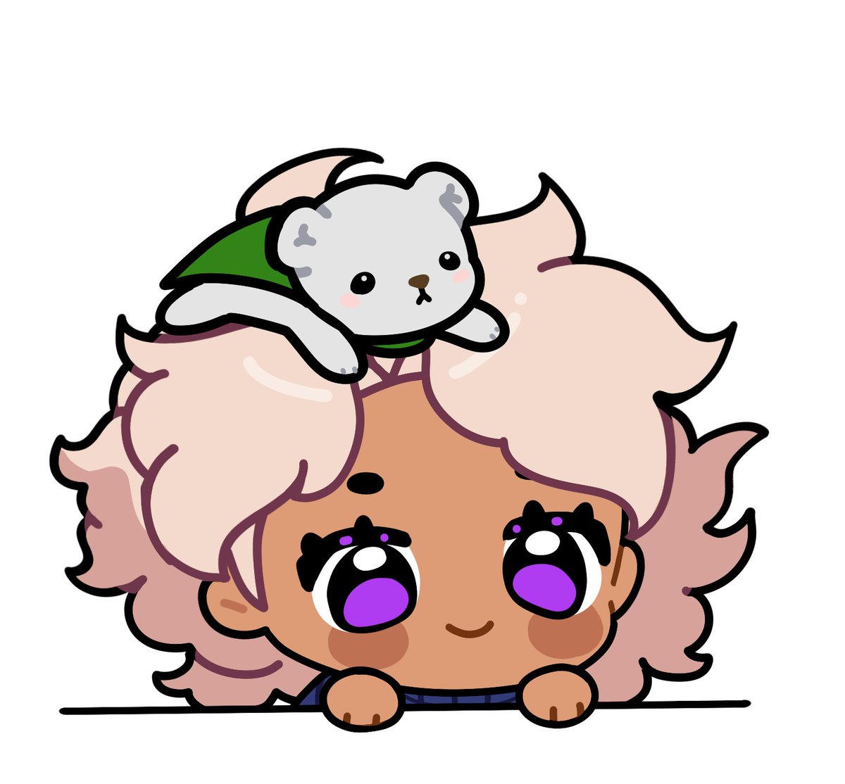 My first PNGTuber by <a href="/myshleep/">Mylee 🐑🍃マイリ Vtuber</a> They look so adorable and look at my Snowy Doom Bear 😍