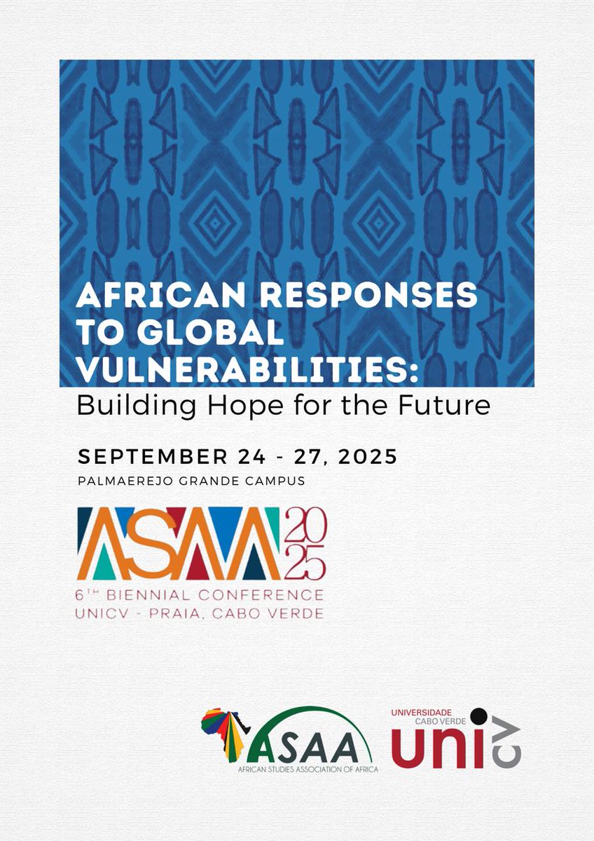 Toussaint M. Murhula, S.J. (@kafmurhula) on Twitter photo <a href="/ASAA_Africa/">African Studies Association of Africa</a>: Let's meet in Praia to imagine our collective response to ongoing crises: climate change, energy transition, neoliberal dominance, immigration and displacement, land grabbing, human rights violations, leadership deficit, etc. <a href="/ASAA_Africa/">African Studies Association of Africa</a>: Let's meet in Praia to imagine our collective response to ongoing crises: climate change, energy transition, neoliberal dominance, immigration and displacement, land grabbing, human rights violations, leadership deficit, etc.