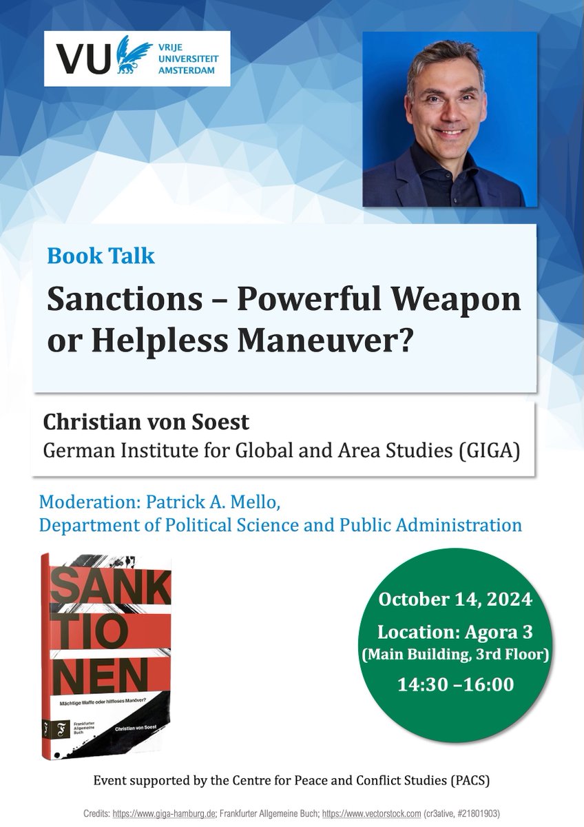 patrickamello's tweet image. Thanks @cvonsoest @GIGA_Institute for coming to @VUamsterdam for an inspiring lecture on #sanctions within our LLM program &quot;Law and Politics of International Security&quot; #LPIS!