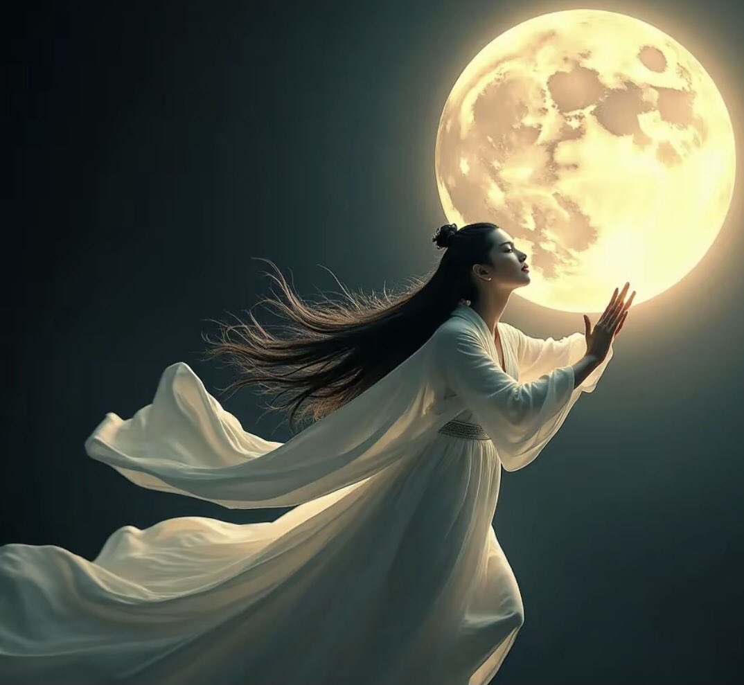 Angelababyxu's tweet photo. Every full moon night, people will look up at the starry sky and look for Chang'e's figure. The story of Chang'e running to the moon has become a part of Chinese culture and inspires people to constantly pursue their dreams.@yyycoin @sunpumpmeme 
#ToTheSun #CHANGE #SUNPUMP https://t.co/DQhuqezmfe