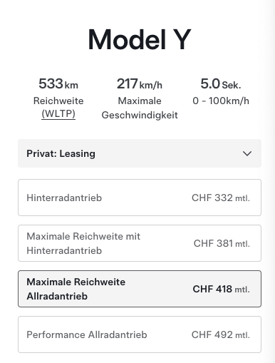 <a href="/Tesla/">Tesla</a> Model Y 7-seater now available in #Switzerland 

Available in Long Range All-Wheel Drive.