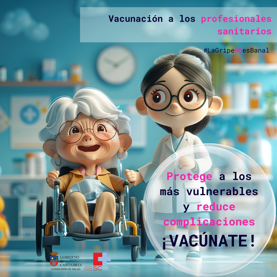 Servicio Cántabro de Salud (@scsalud) on Twitter photo Este año Vacúnate y corre más que la gripe.
#LaGripeNOesBanal
ℹ️ Portal de Vacunación en Cantabria <a href="/scsalud/">Servicio Cántabro de Salud</a>
♾ sites.google.com/view/portaldev… Este año Vacúnate y corre más que la gripe.
#LaGripeNOesBanal
ℹ️ Portal de Vacunación en Cantabria <a href="/scsalud/">Servicio Cántabro de Salud</a>
♾ sites.google.com/view/portaldev…