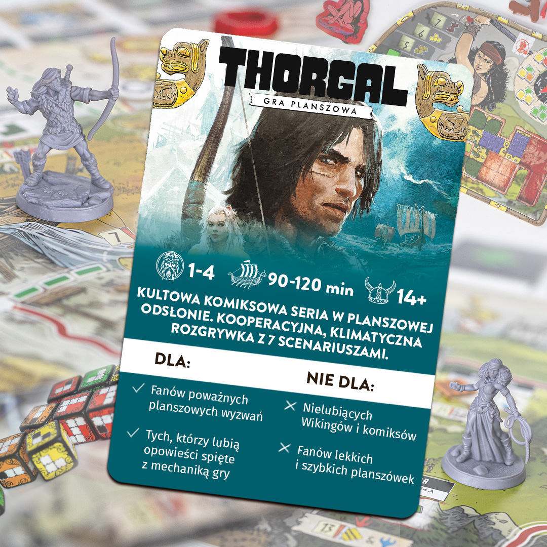 Planszowy #Thorgal od czwartku w sklepach*!

*W dobrych sklepach z grami. W niektórych mniej dobrych sklepach z grami. I w paru sklepach, które zasadniczo z grami nie są, ale je miewają na półkach 🙂