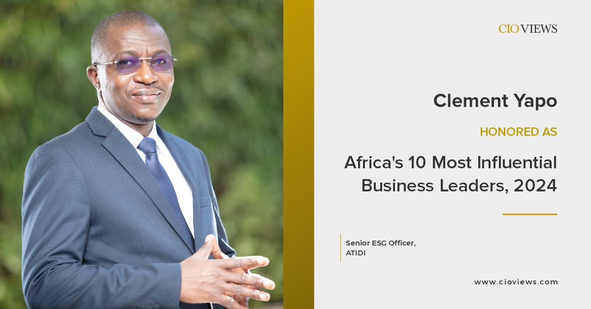 ATIDI - African Trade & Investment Dev. Insurance (@ati_aca) on Twitter photo Congratulations to our very own #ESG Specialist Clement Yapo, recognized in CIO’s edition on “Africa's 10 Most Influential Business Leaders, 2024.” The publication is accessible on lnkd.in/etbMRT-x 
Another milestone on our #ESG journey. Thank you Clement for raising the Congratulations to our very own #ESG Specialist Clement Yapo, recognized in CIO’s edition on “Africa's 10 Most Influential Business Leaders, 2024.” The publication is accessible on lnkd.in/etbMRT-x 
Another milestone on our #ESG journey. Thank you Clement for raising the