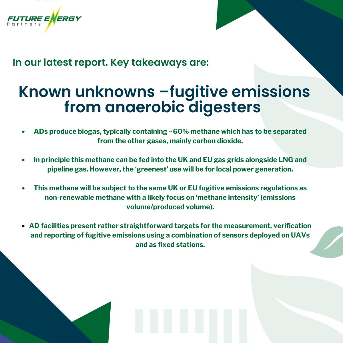 gregcolemanFEP's tweet photo. Fugitive emissions are often overlooked in anaerobic digestion. Here's what you need to know to make a difference. Request the full article here https://t.co/IF8l8VnCtt 

#AnaerobicDigesters #Biogas  #GreenEnegry #EmissionMonitoring #netzero #climatepolicy #ESG #globalwarming https://t.co/Ja5ZjbUkvG