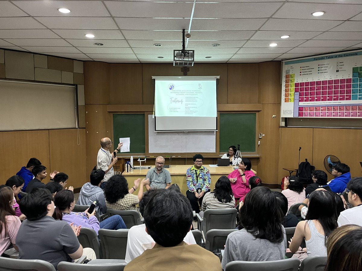 TheGUIDON's tweet image. This concludes our coverage of “Creatives as Climate Warriors: Responses from Curators, Writers, Activists, and Students.” | via @Aidan_TheGUIDON 

#TALABIntegralEcology