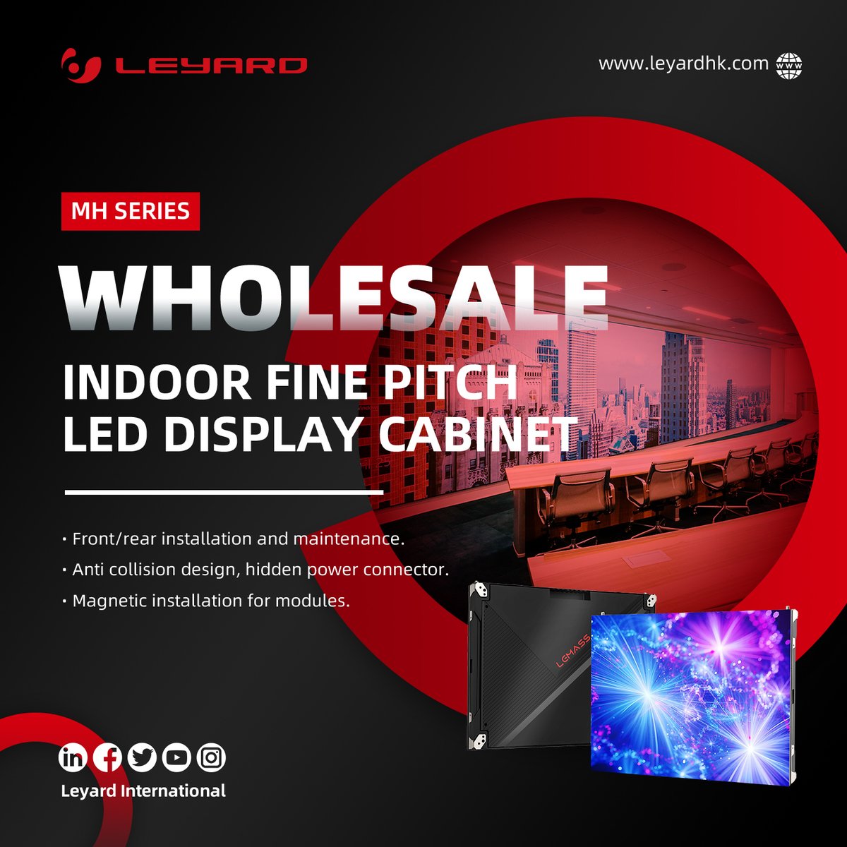 Leyard_int's tweet image. Elevate your viewing experience with the 𝐋𝐞𝐲𝐚𝐫𝐝 𝐌𝐇 𝐒𝐞𝐫𝐢𝐞𝐬 𝐢𝐧𝐝𝐨𝐨𝐫 𝐮𝐥𝐭𝐫𝐚-𝐬𝐥𝐢𝐦 𝐟𝐢𝐧𝐞-𝐩𝐢𝐭𝐜𝐡 𝐋𝐄𝐃 𝐝𝐢𝐬𝐩𝐥𝐚𝐲𝐬. Designed for corporate environments, control rooms, and high-end retail spaces.
#Leyard #LEDDisplays #VisualExcellence #Retail